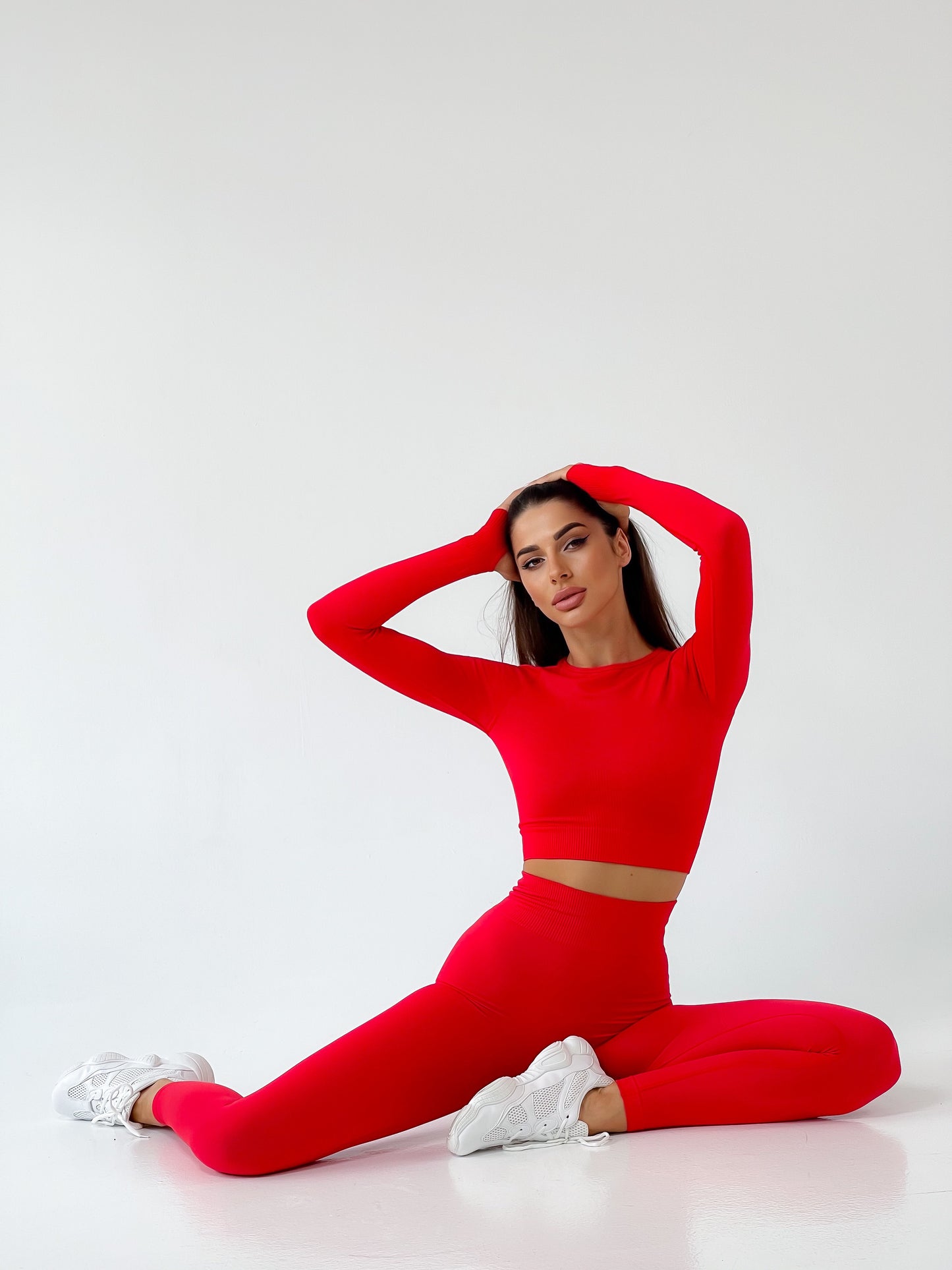 Zestaw treningowy Damskie Chic czerwony