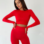 Zestaw treningowy Damskie Chic czerwony Zestaw treningowy Damskie Chic czerwony