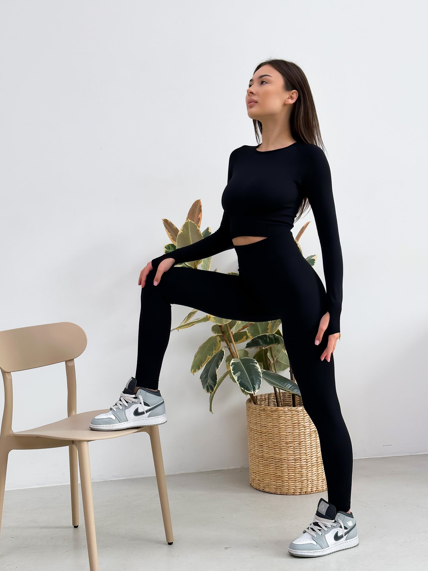 Zestaw treningowy Damskie Chic czarny
