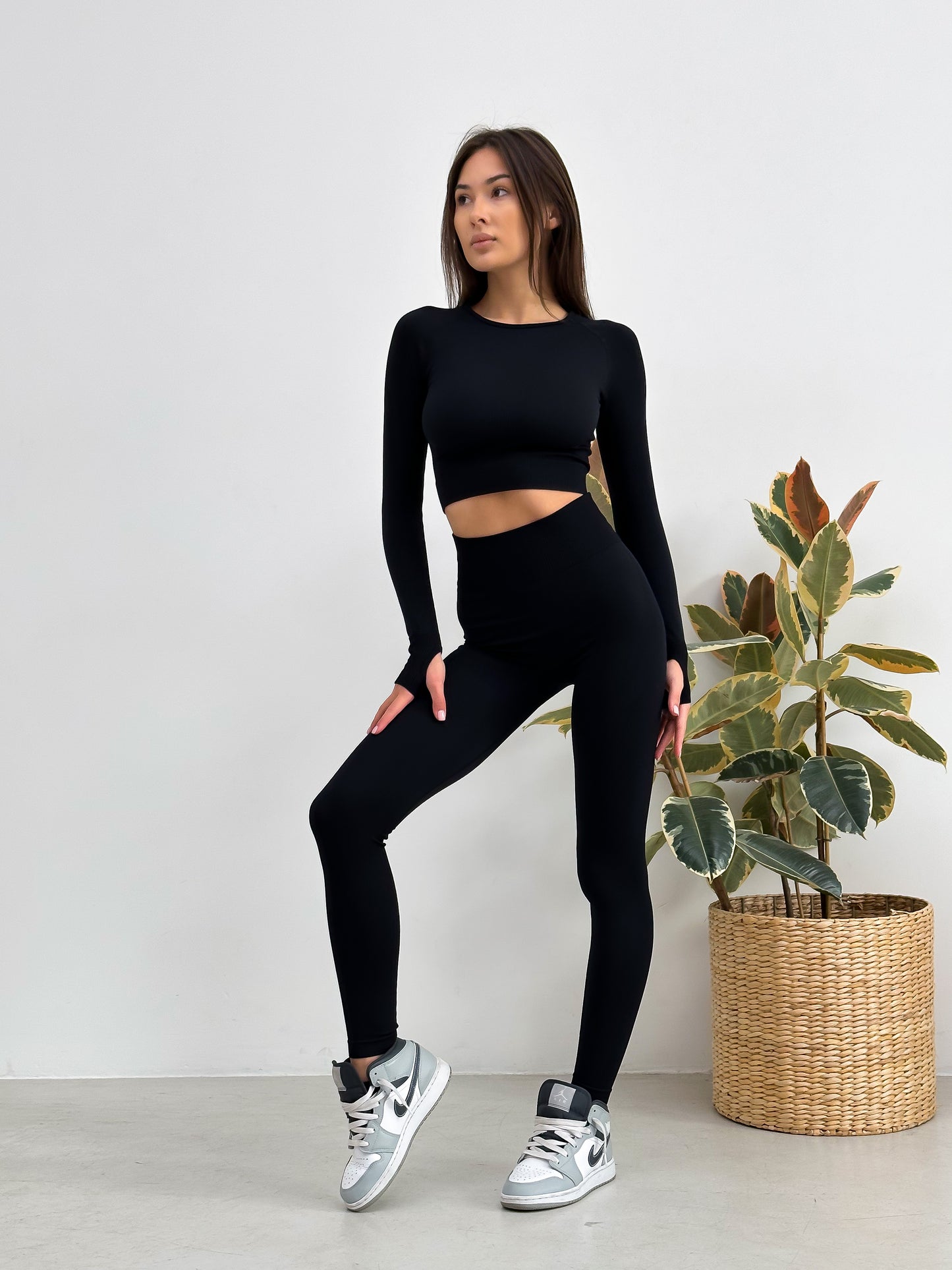 Zestaw treningowy Damskie Chic czarny