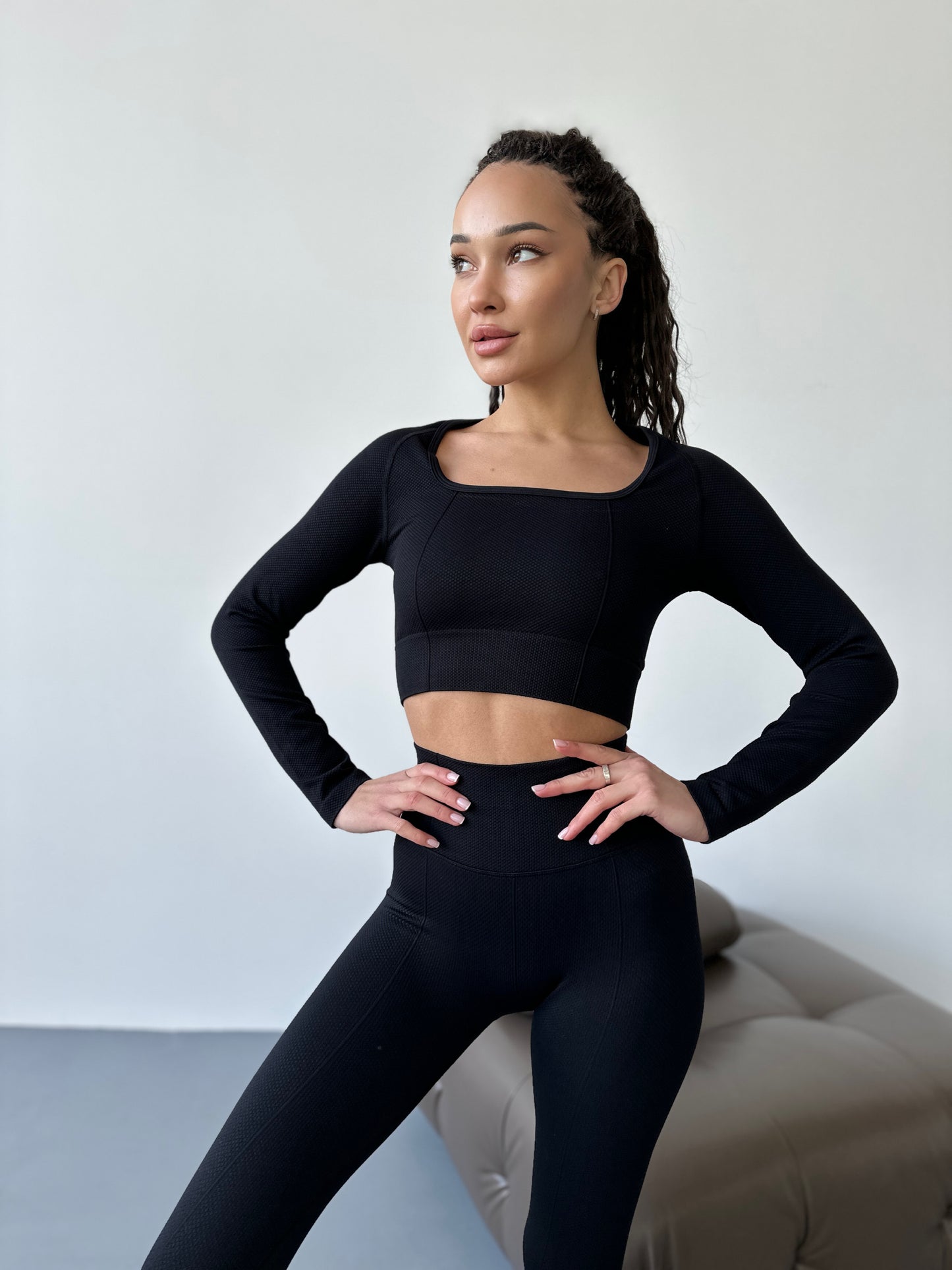 Zestaw treningowy Damskie Soul czarny