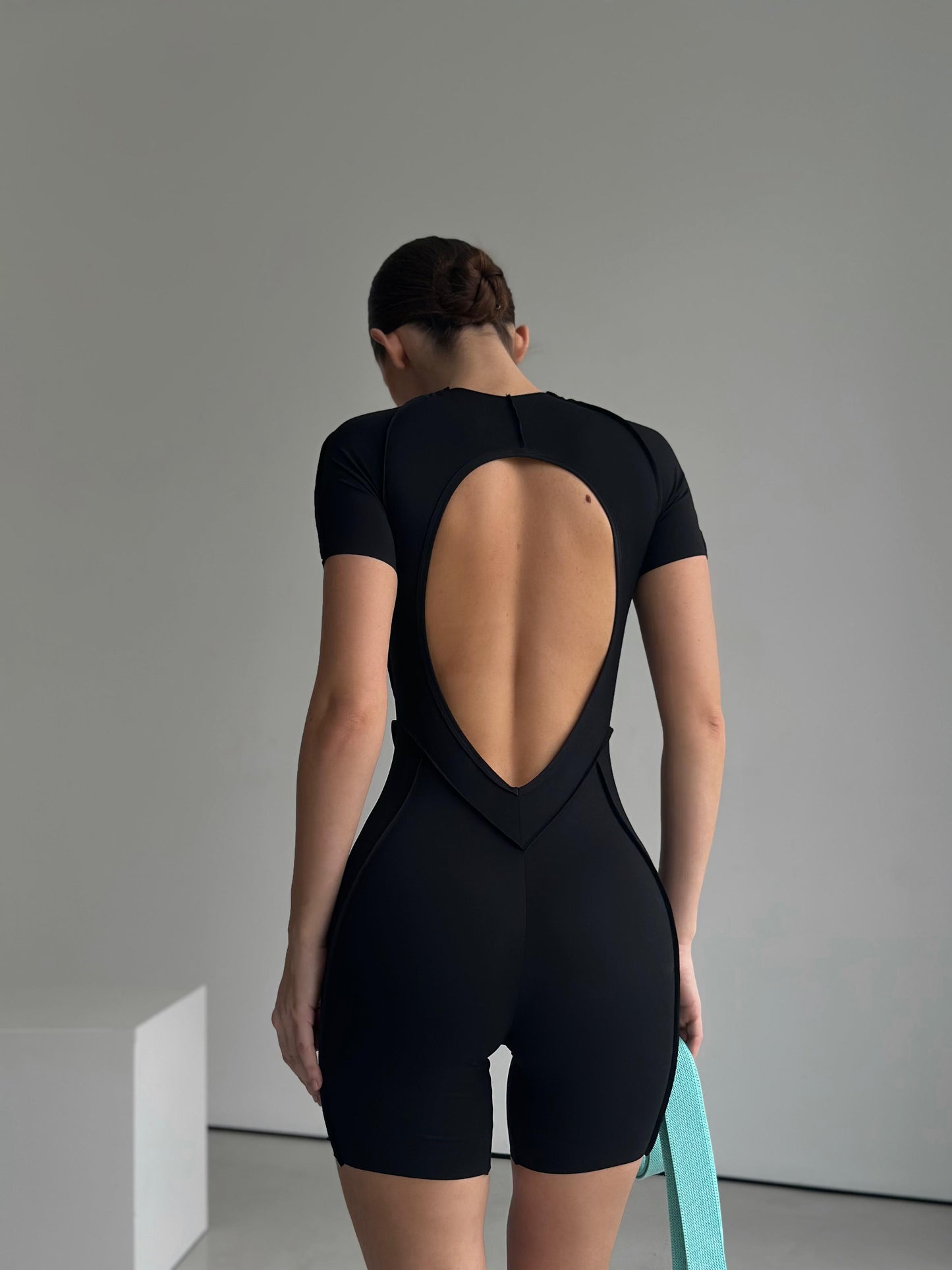 Kombinezon Butterfly short czarny