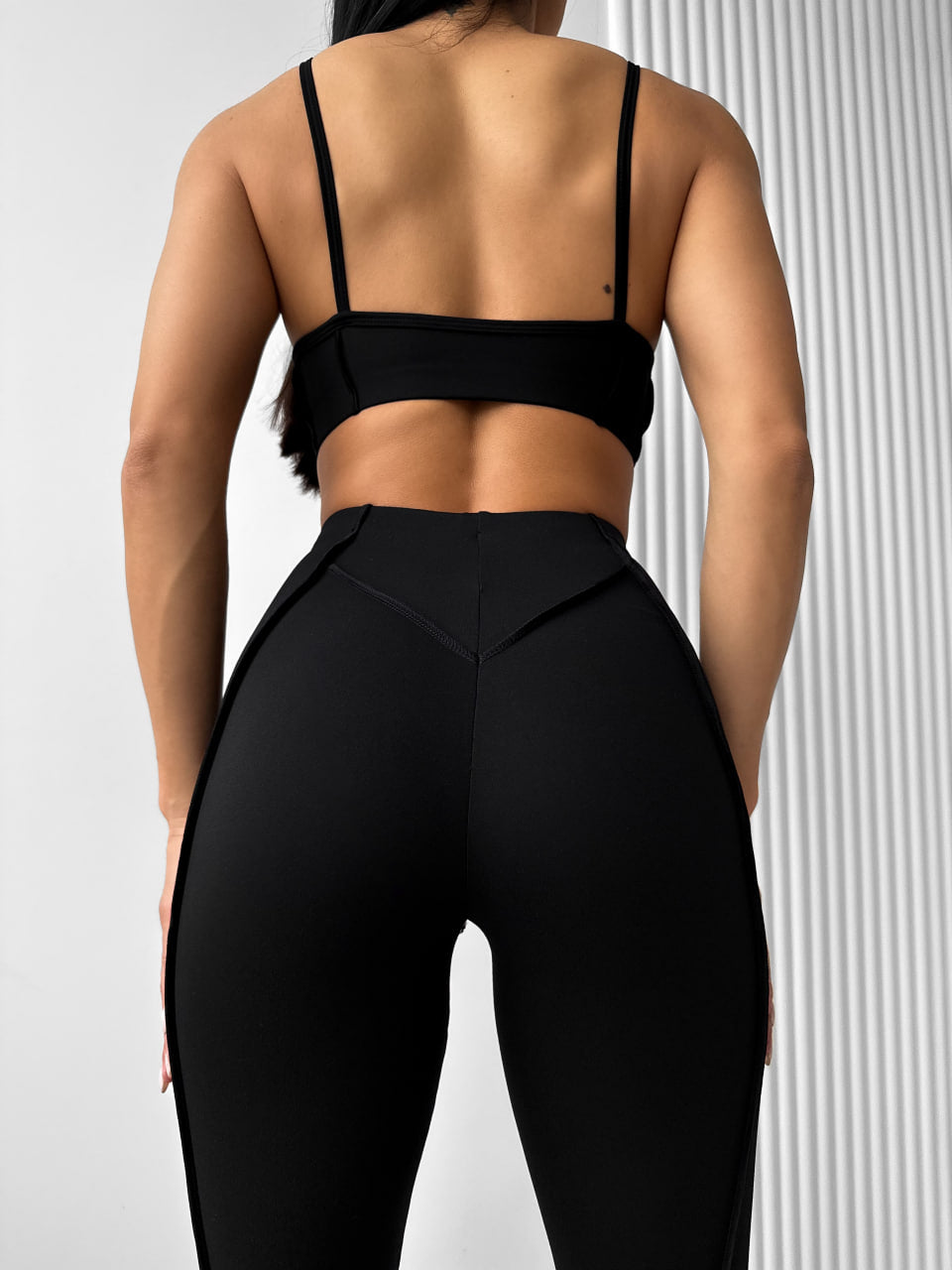 Legginsy treningowy Butterfly Czarny
