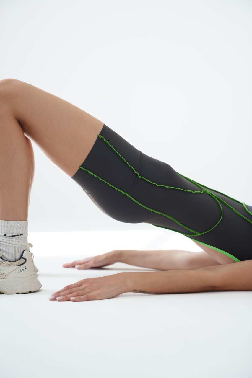 Kombinezon Butterfly short szary