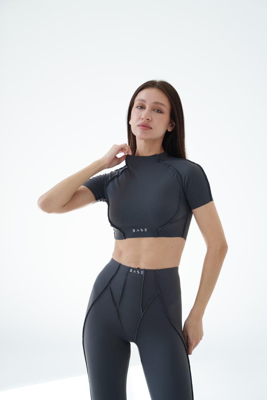 Zestaw treningowy Damskie Butterfly T-shirt grafit