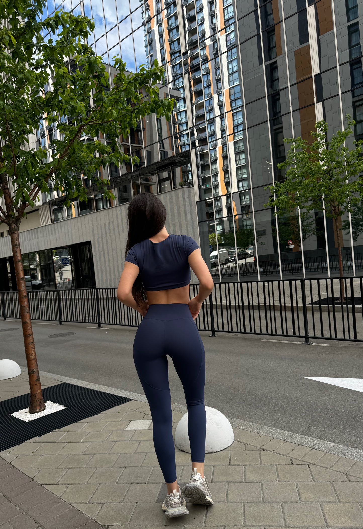 Zestaw treningowy Damskie Sunny  T-shirt niebieski