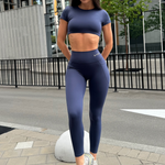 Zestaw treningowy Damskie Sunny  T-shirt niebieski