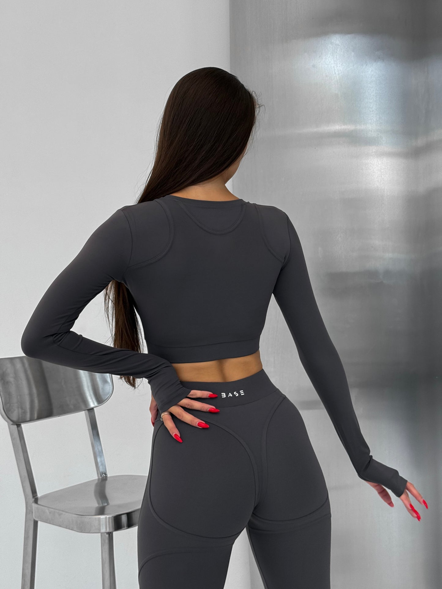 Zestaw treningowy Damskie Aura Long grafit