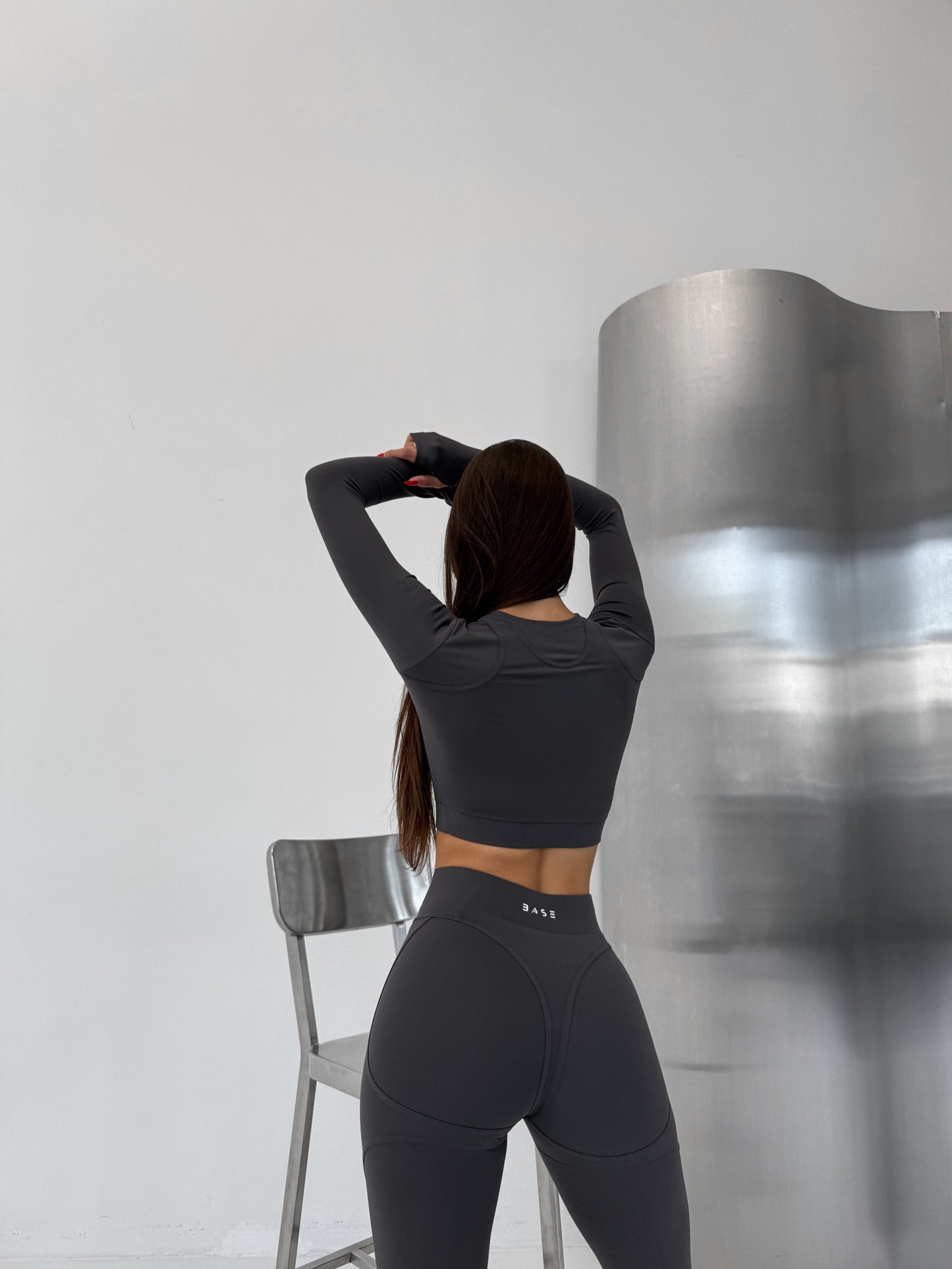Zestaw treningowy Damskie Aura Long grafit