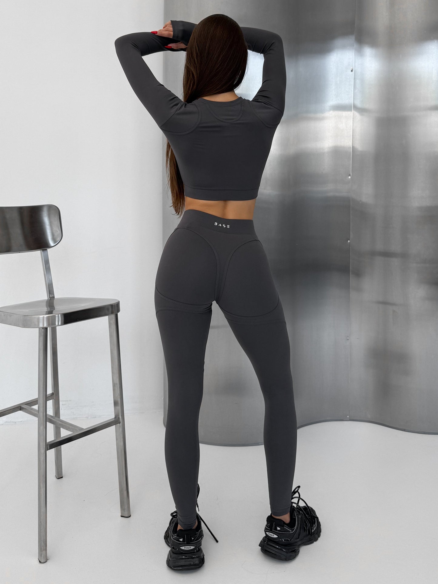 Zestaw treningowy Damskie Aura Long grafit