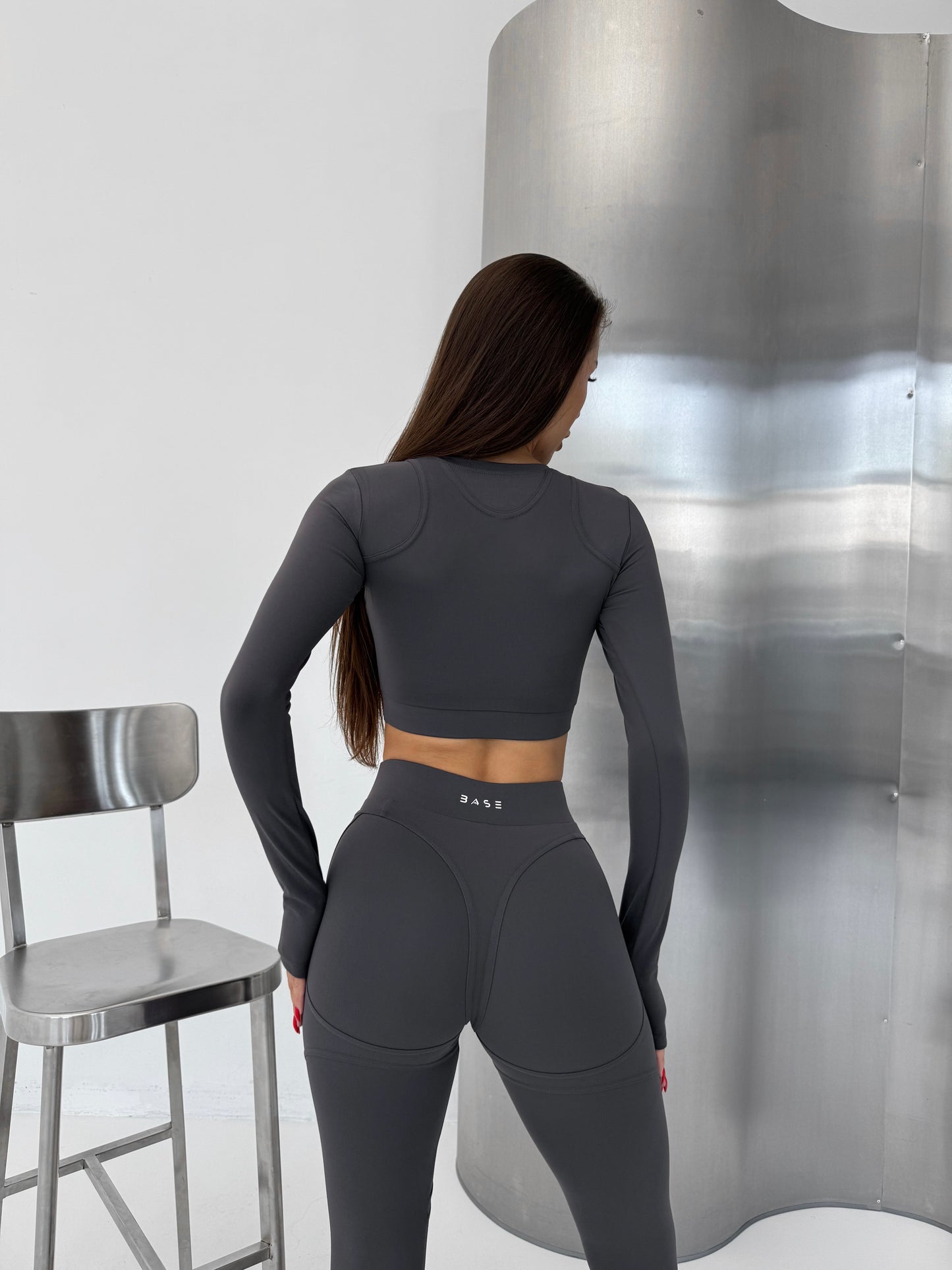Zestaw treningowy Damskie Aura Long grafit