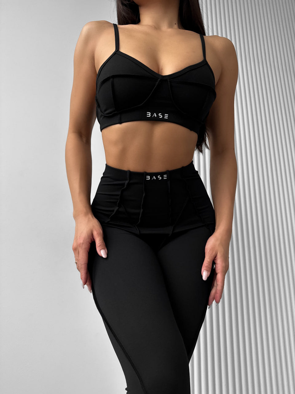Zestaw treningowy Damskie Butterfly czarny