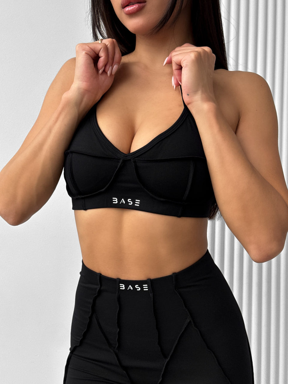 Zestaw treningowy Damskie Butterfly czarny