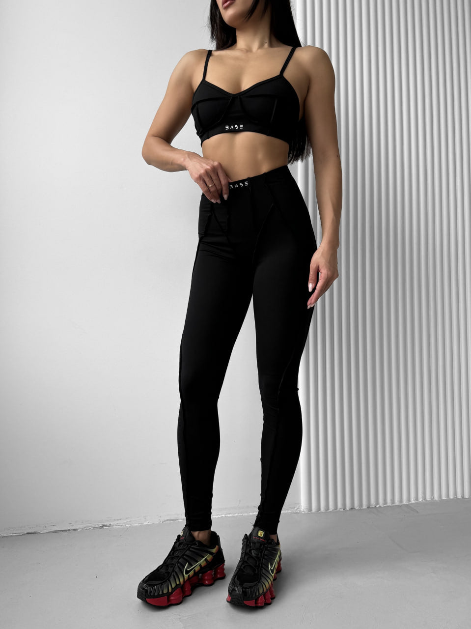 Zestaw treningowy Damskie Butterfly czarny