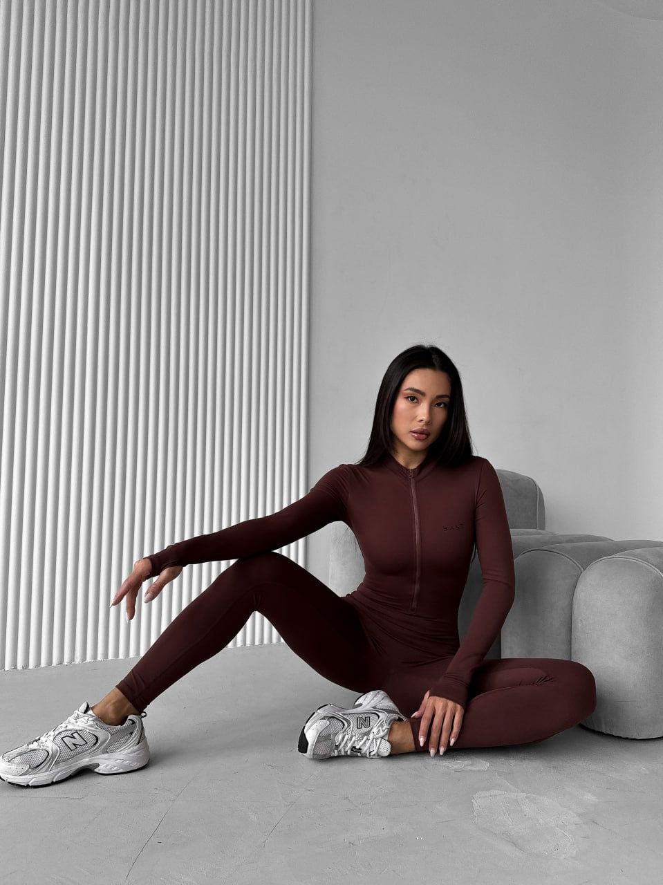Kombinezon Felicity Long czekoladowy