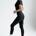 Kombinezon Slim T-shirt czarny
