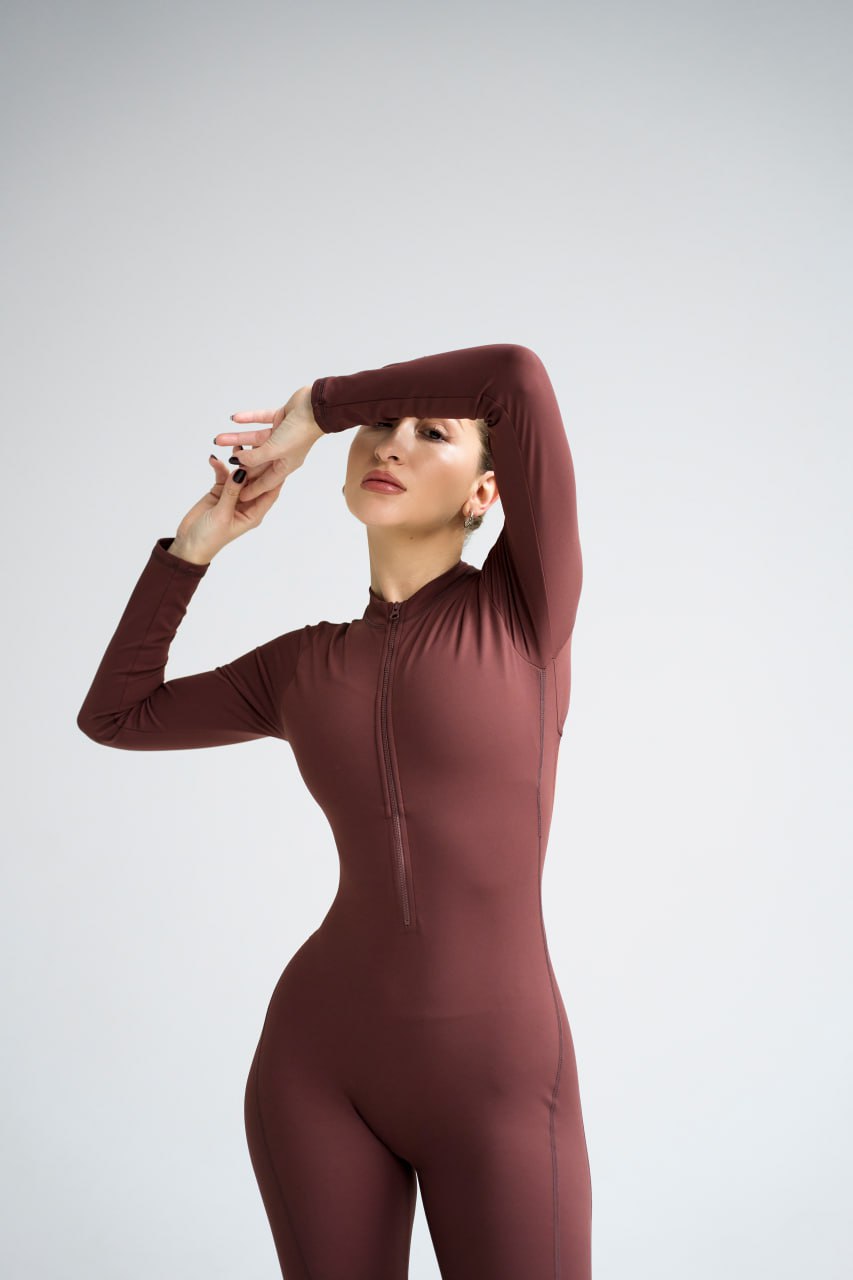 Kombinezon Gorgeous Long czekoladowy