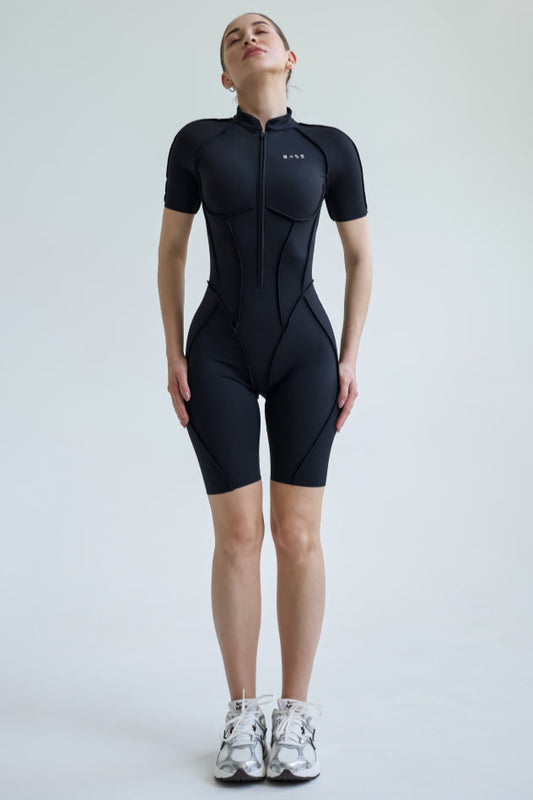 Kombinezon Butterfly Sky short czarny
